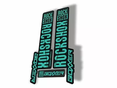 Rock Shox BOXXER 2019 Mountain Bike Cycling Decal Kit Sticker Adhesive Dolphin • $19.99