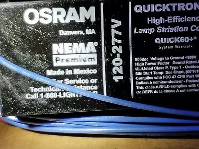 Lot 2 Osram Sylvania QHE 3x32T8/UNV ISN-SC Electronic M-volt Fluorescent Ballast • $24.99