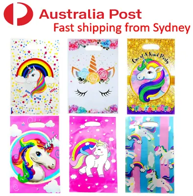 $3.99 • Buy Unicorn Loot Bags Unicorn Lolly Bag Party Bags Birthday Candy Bags 10PCs AU