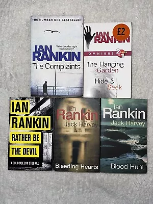 Ian Rankin Book Bundle X 5 Free Post Lots Listed (SH36) • £12.99