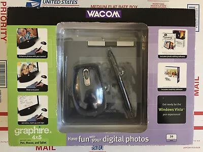 Wacom Graphire 4 (4x5) Pen Mouse Tablet • $25