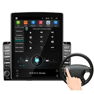 9.7in Android 9.1 Touch Screen Car Stereo Radio Player GPS Navigation W/Dash Cam • $197