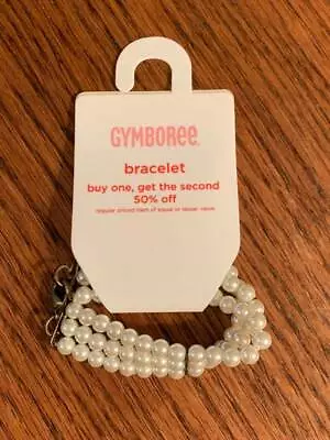 Gymboree Equestrian Club Triple Strand Faux Pearl Bracelet NWT • $9.50