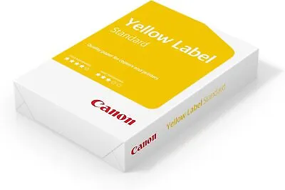 Yellow Label A4 80gsm Printing Paper White Office Copy Photo Copier/Printer New • £12.99
