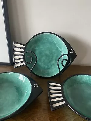 Paola Navone Fish Plates / Set Of 3 • $70