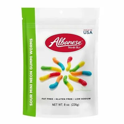 $3.89 • Buy Sour Mini Gummi Worms  ||  8 Oz || Gummy Candy