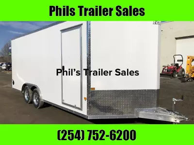 2023 EZ Hauler 8.5X16 + V NOSE ENCLOSED TRAILER ALL ALUMINUM CARG 16.00 • $11500