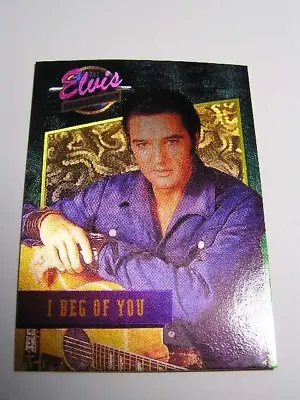 ELVIS PRESLEY 1992 River Group #2 I Beg Of You Dufex  Card #15 Of 40 • $15