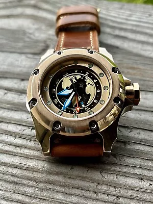 Bronze 52mm Handmade Thunder GMT Watch • $900