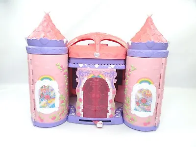 My Little Pony Crystal Rainbow Castle Vintage 2005 Hasbro Dark Pink Palace 62514 • $12.95