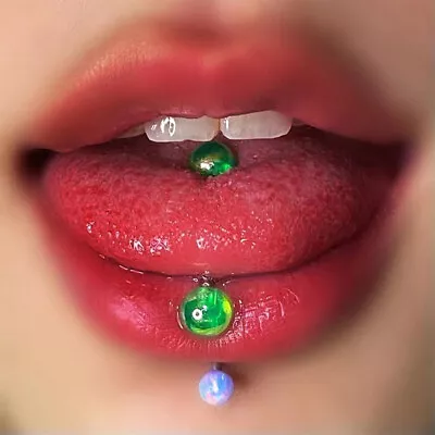 Titanium Steel Colorful Tongue Nails Piercing Body Studs Piercing Body Jewelic • $0.95