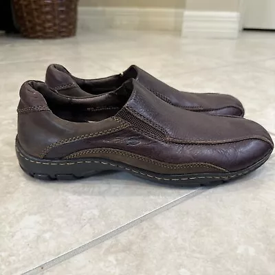 Born Brown Leather Slip On Men's Comfort Loafers Shoes Size 11.5  M6460 • $28