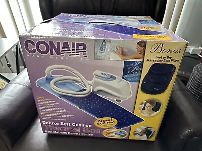 New Conair Deluxe Soft Cushion Thermal Spa Bath Tub Mat Massage MBTS4MP • $249.99