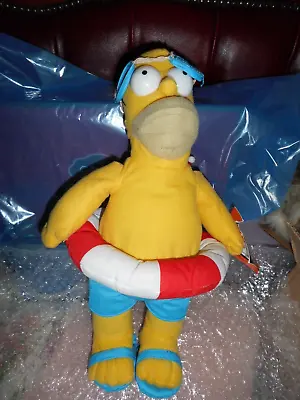 Homer Simpson  Soft Toy Swim Wear Plush2006 The Simpsons.FREE PP. • £17.99