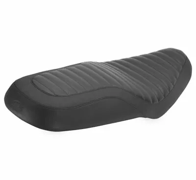 Mustang Classic Ribbed 2-Up Seat Black 01-18 Triumph Bonneville Scrambler 76828 • $468