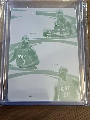 2020 Immaculate Plate 1/1 Gary Payton Dwyane Wade Shaquille O’Neal Triple Auto • $89.99