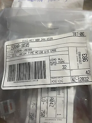 A Lot Of FIVE (5) TOKO Variable RF Coil 0.441 UH  P/n E526HN-100309 • $15.95