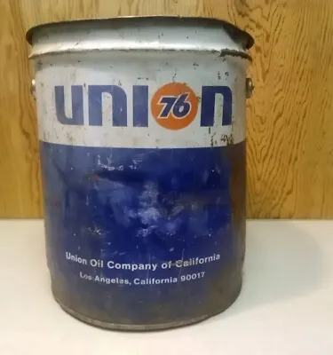 Vintage UNION 76 Oil Company Of California 5 Gallon Oil Bucket Can Empty • $64.99