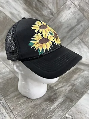 $11.99 • Buy O’Neill Floral Snapback Hat Cap Sunflowers Mesh Back Trucker Style Adjustable