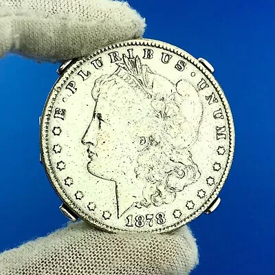 1878 Morgan Silver Dollar Stainless Steel Father's Day Birthday Money Clip • $115