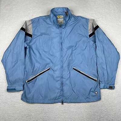 Vintage Burton Jacket Mens XL Blue 90s Biolight Windbreaker Full Zip Lightweight • $49.88