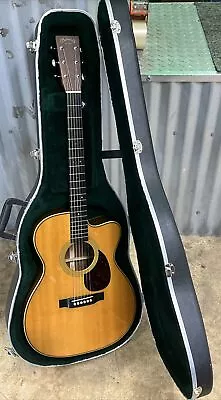 Acoustic Guitar Martin & Co. OMC-28 Natural 2017-2018 Acoustic/electric W/case • $1899.99