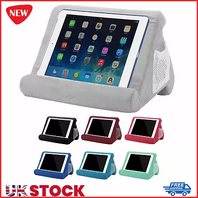 Multi-Angle Soft Pillow Lap Stand Phone Cushion Laptop For IPad Holder Tablet • £16.99