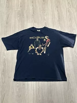 Vtg  Incubus Morning View Tour Y2K 2002 Concert Black T-Shirt Men’s XL • $124.99