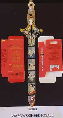 (COMPLETE SWORD SET OF 10) Disney 2023 Mulan 25th Anniversary Mystery Puzzle Pin • $169