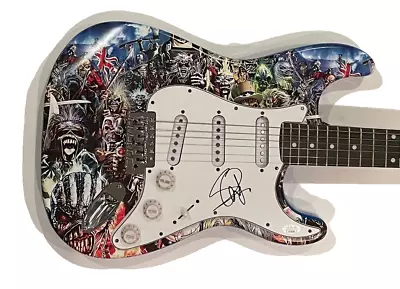 Steve Harris Iron Maiden Signed Custom Eddie Electric Guitar Rare JSA COA Proof • $906.66