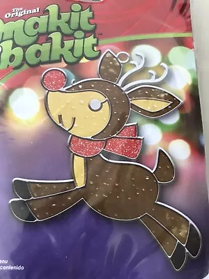 Makit & Bakit Christmas Rudolph The Red Nose Reindeer  Suncatcher Ornament Kit • $15.99