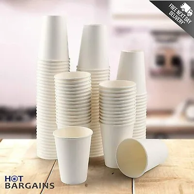 Paper Cups Disposable Coffee Cups For Hot Drinks  Sizes : 7oz8oz12oz16oz20oz • £154.95