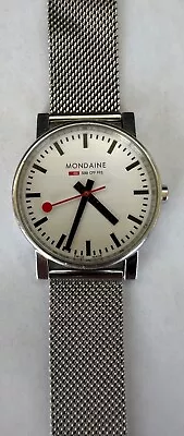 Mondaine Swiss Railways Stainless Steel Luxury Watch:  SBB CFF FFS • $120