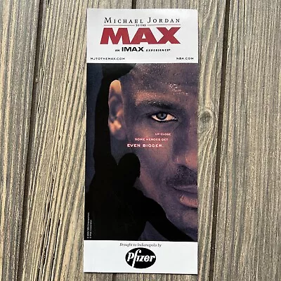 Michael Jordan To The Max NBA MJ Ad Promo 9” X 4” • $8.99