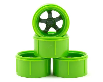 HPI 1/18 WORK MEISTER S1 Wheels GREEN Micro RS4 (4PCS) #112817 • $9.99