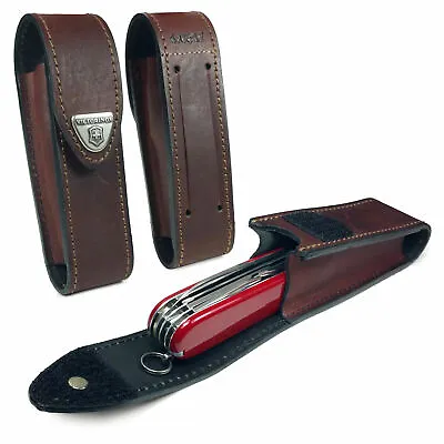 £24.99 • Buy Personalised Victorinox Leather Pouch Belt Loop For Swiss Army 111mm 2-4 Levels