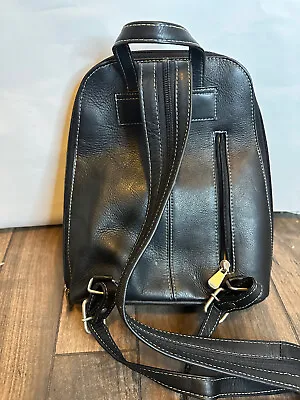 Full Grain Leather Mini Backpack • $52