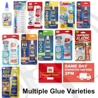£2.99 • Buy 151 PVA Super Glue Bottles Washable Safe Glue School Craft Home Office NON Toxic
