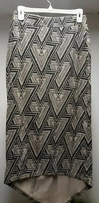 Gorgeous VOLCOM V.C.LOGICAL Black Gray ORGANIC Cotton Women Size Small S Skirt • $40