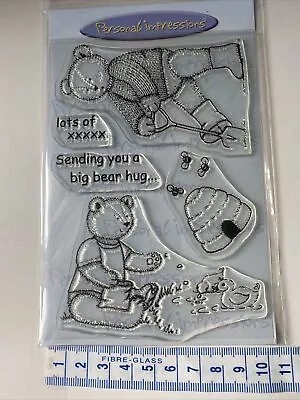 Rubber Stamp - Personal Impressions - Lindsay Mason Everyday Bears Miss You (1) • £2.50