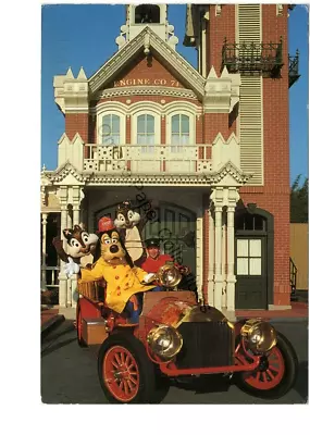 Walt Disney World WDW Magic Kingdom Chip Dale Goofy Chrome Postcard Posted 1996 • $3.99