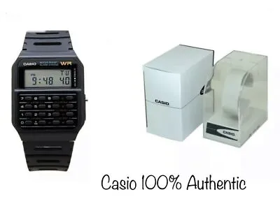 Casio Original Men's Digital Calculator Watch Black CA-53W-1Z New With Box New • £38.39