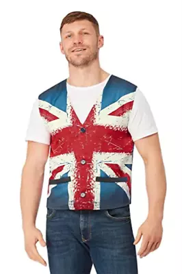 Smiffys Union Jack Waistcoat (Size M) • £7.31