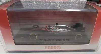 Mclaren Honda MP4-30 F1 Fernando Alonso 1/43 Ebbro 45324 • $200