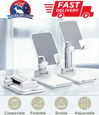 $7.66 • Buy Foldable Adjustable Universal Desk Stand Holder For Mobile Phone Tablet Portable