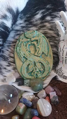 Kelpie Pict Pictish Wall Plaque Copper Aged Style Plaster Hanging Pagan Scottish • £15