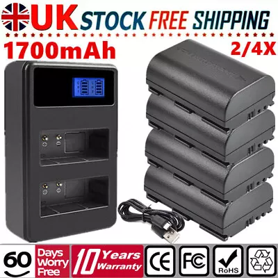 2/4x 1700mAh NB-2L NB-2LH Battery /Charger For Canon EOS 350D 400D G7 G9 S30 S40 • £35.99