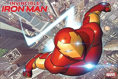 Marvel ~ Invincible Iron Man #1 ~ By David Marquez ~ 24x36 POSTER/NEW ROLLED • $8.50