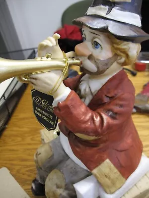 Melody In Motion - Willie The Trumpeter W/ Box Vintage Porcelain Plays Music • $44.95