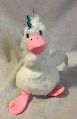 Fuzzy White Plush Baby Duck Stuffed Kawaii Toy By Nici 10 In USA Seller New • $9.95